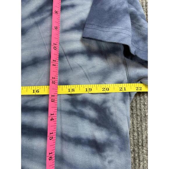 Bulls Eye Tie Dye Mens T-Shirt Tie Dyed Tee Spiral New Brisco Brands XL Blue - Picture 8 of 8